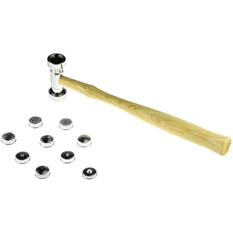 SE Texturing Hammer - Interchangeable Tips - Dual Head - 9 Different Tips - 837-9TM