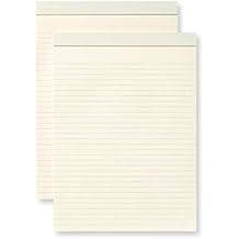 Kate Spade New York Notepad Folio Refill Set of 2, Letter Size Pads with 50 Lined Sheets Each, Cream