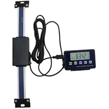 High Accuracy Linear Scale Encoder 0-150mm Digital Linear Scale With Remote Display Digital Readout Linear Scale External Display Linear Ruler With Base for Lathe Machine Milling Machine DRO Tools(0-3