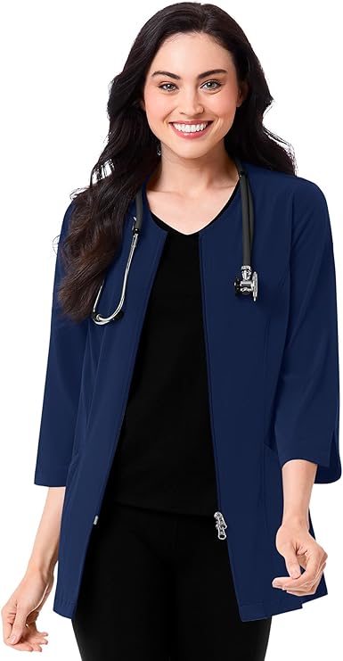 Maevn Smart Womens 3/4 Sleeve Lab Jacket