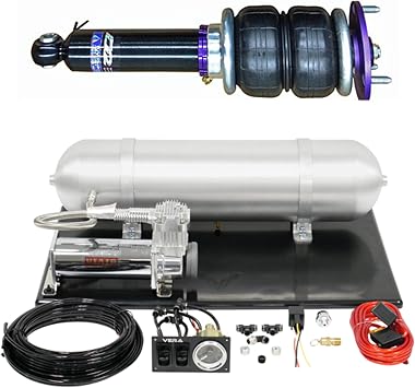 D2 Air Struts + Vera Basic Management For 2005-2014 Compatible With Ford Mustang