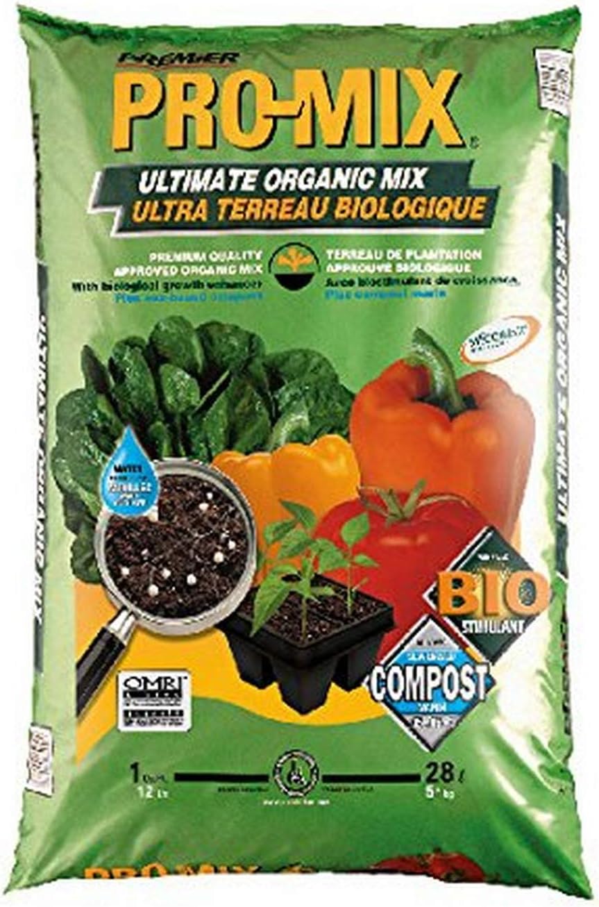 Premier Horticulture 1CF Pro Mix Ultimate Organic Vegetable and Herb Mix